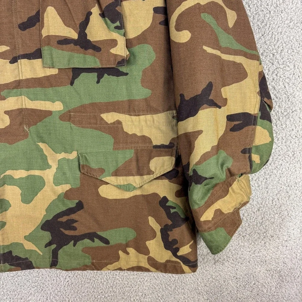 Vintage Cold Weather Coat‎ Mens XLT Woodland Camo With Cold Weather Coat Liner